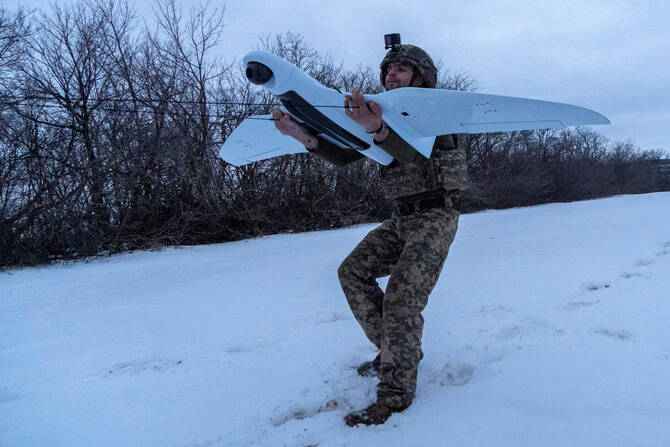 Ukraine has agreed to export drones to the United States to participate in the Pentagon’s Drone Dominance program, a source familiar with the matter told Reuters on Wednesday. (AP/File)