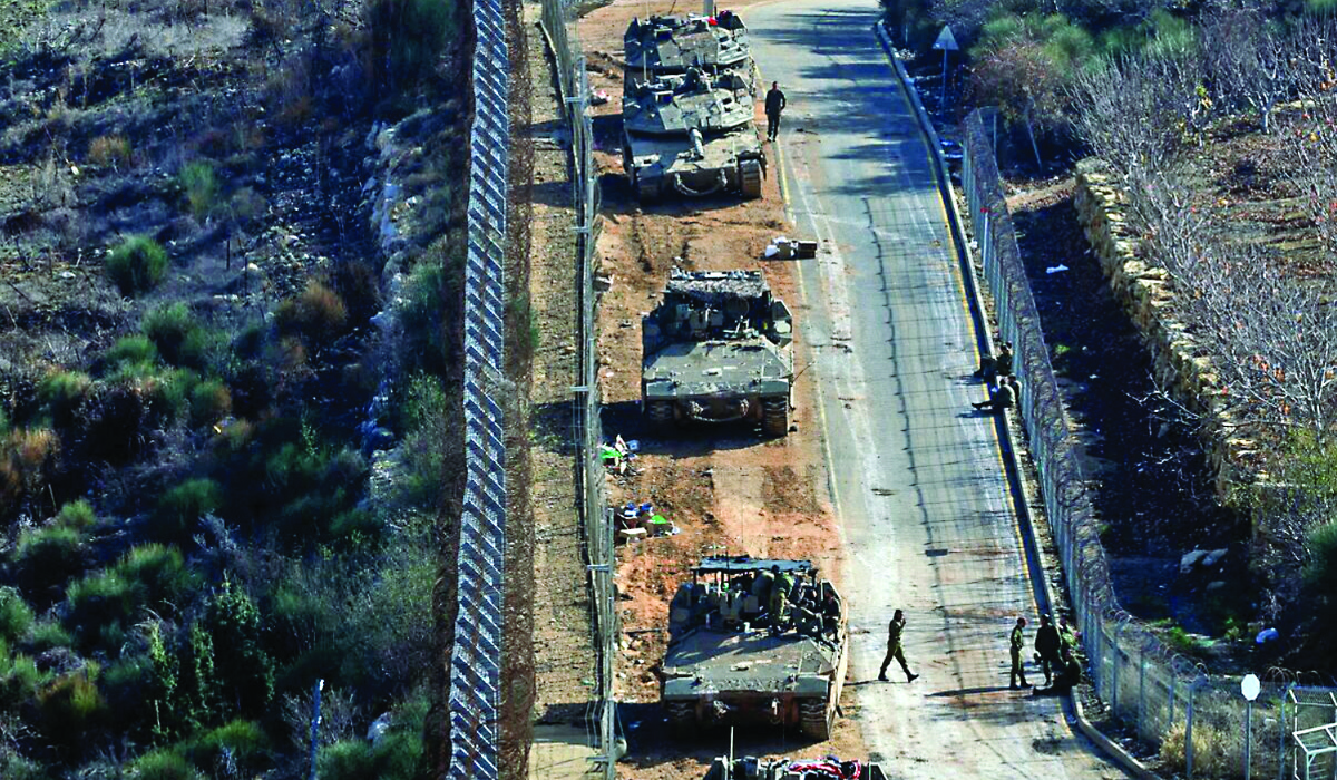 Israeli forces carried out an incursion on Sunday into Maariya and Al-Aarda in the Yarmuk basin in the west of Daraa. (Reuters file photo)