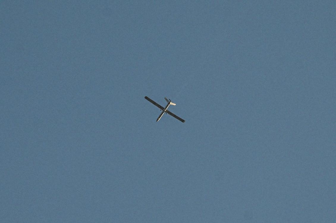 An Israeli military surveillance drone. (FileAFP)