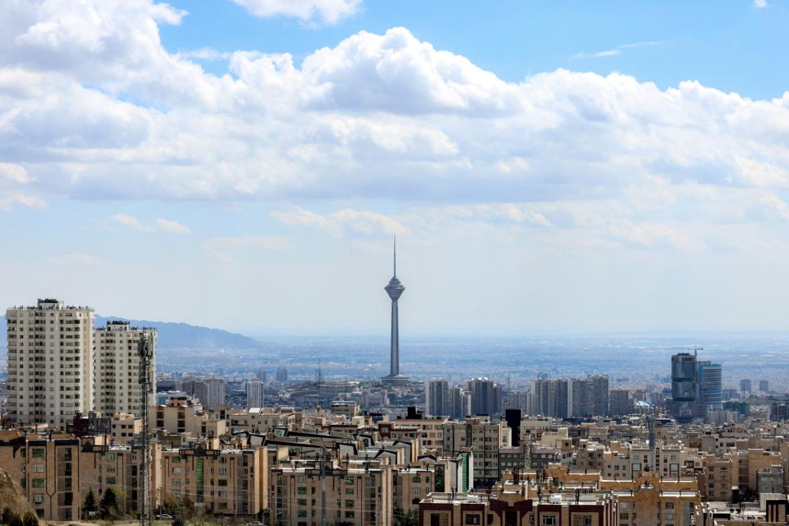 the Tehran skyline from a park overlooking the north of the Iranian capital on March 30, 2026. (File/AFP)