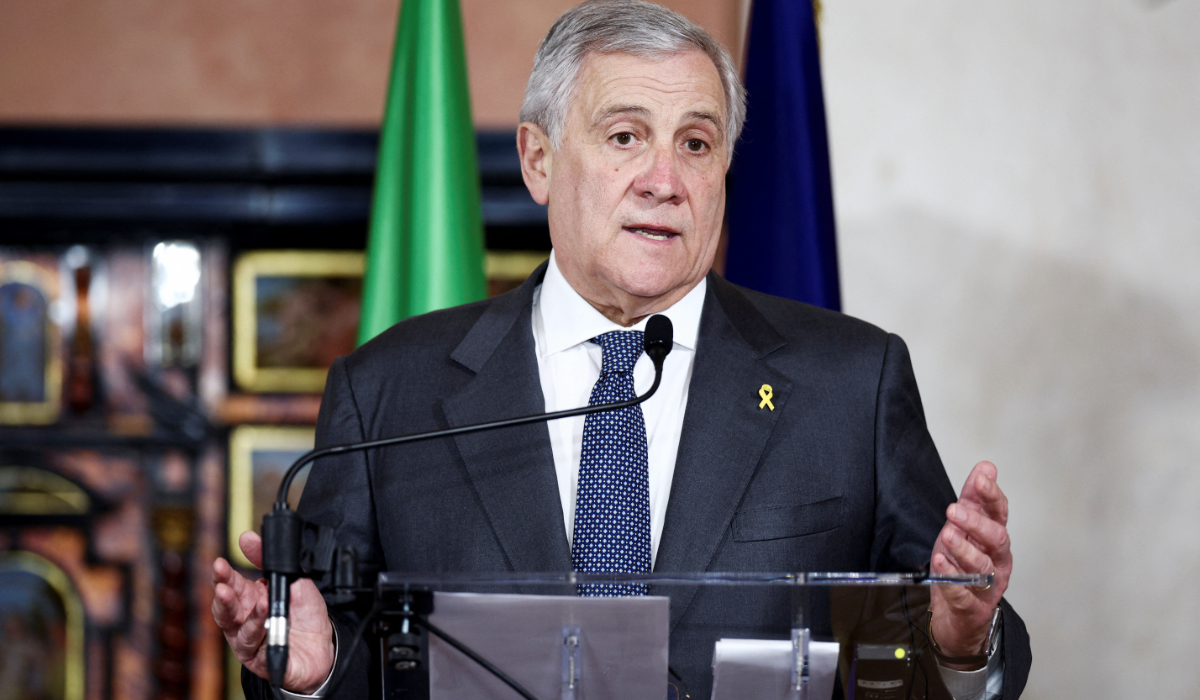 Italian Foreign Minister Antonio Tajani. (REUTERS file photo)