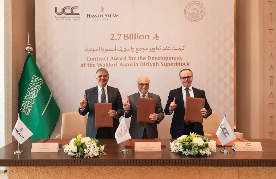 Hassan Allam Holding signs $720m Waldorf Astoria super block project deal in Diriyah