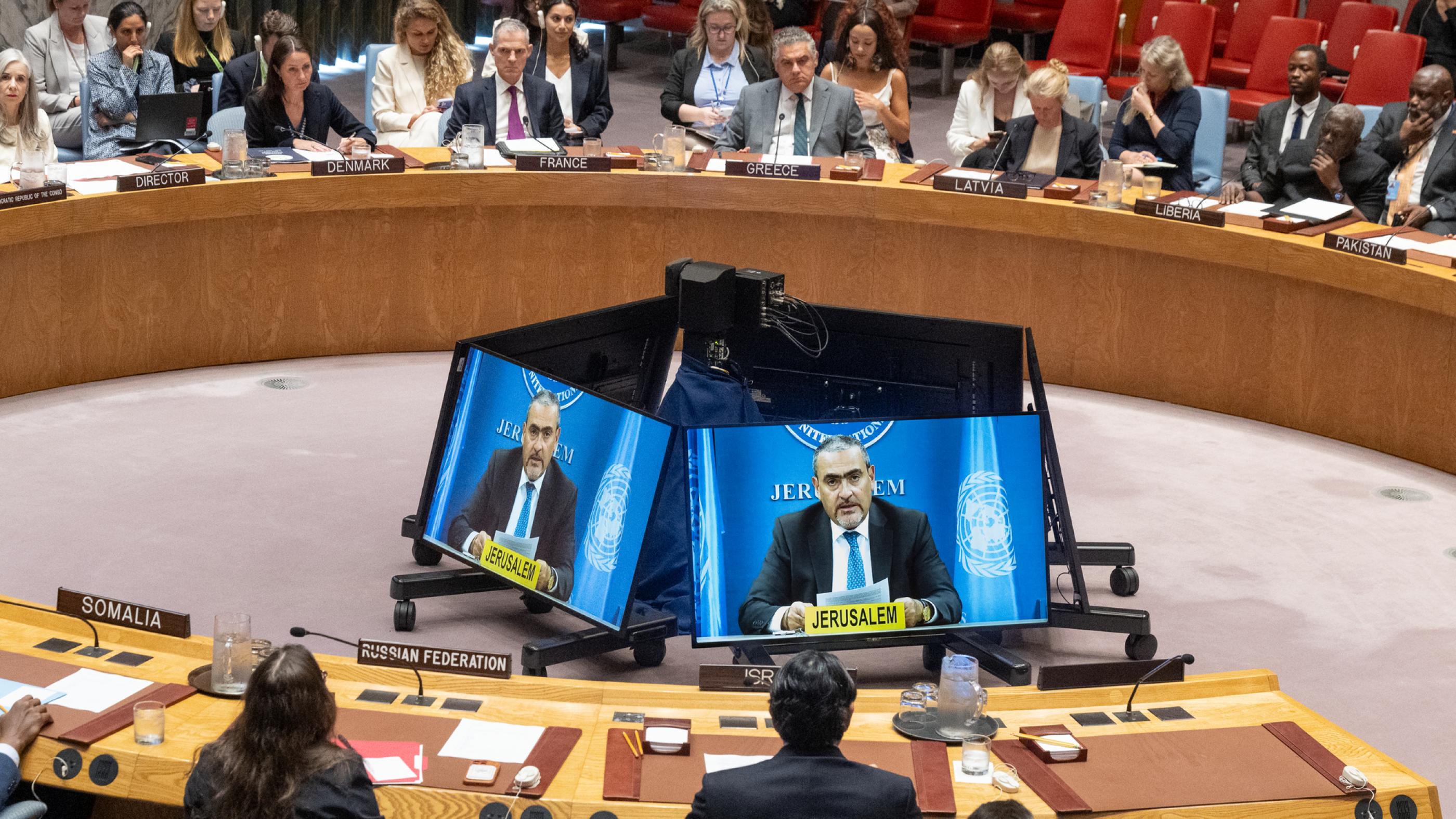 West Bank violence overshadows Gaza recovery push at UN Security Council