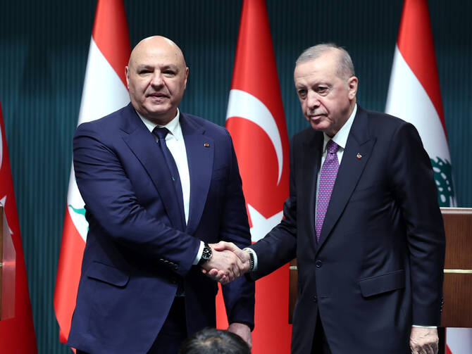Although Turkiye is not a newcomer to Lebanon, it still needs strong regional support for its policies there (File photo)