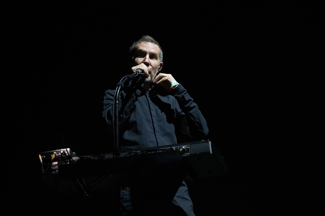 Robert “3D” Del Naja from Massive Attack. (AFP)