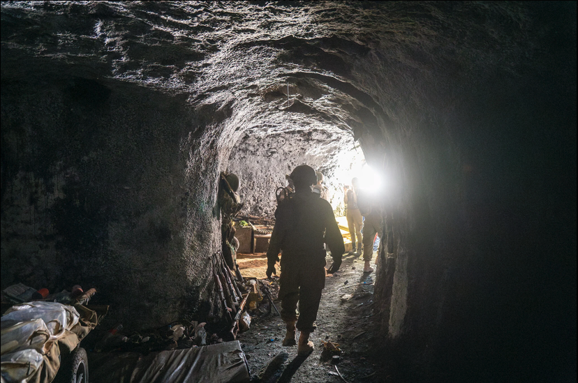 The Israeli military said that it destroyed several sections of an underground tunnel network beneath Beaufort Castle. (File/Times of Israel)