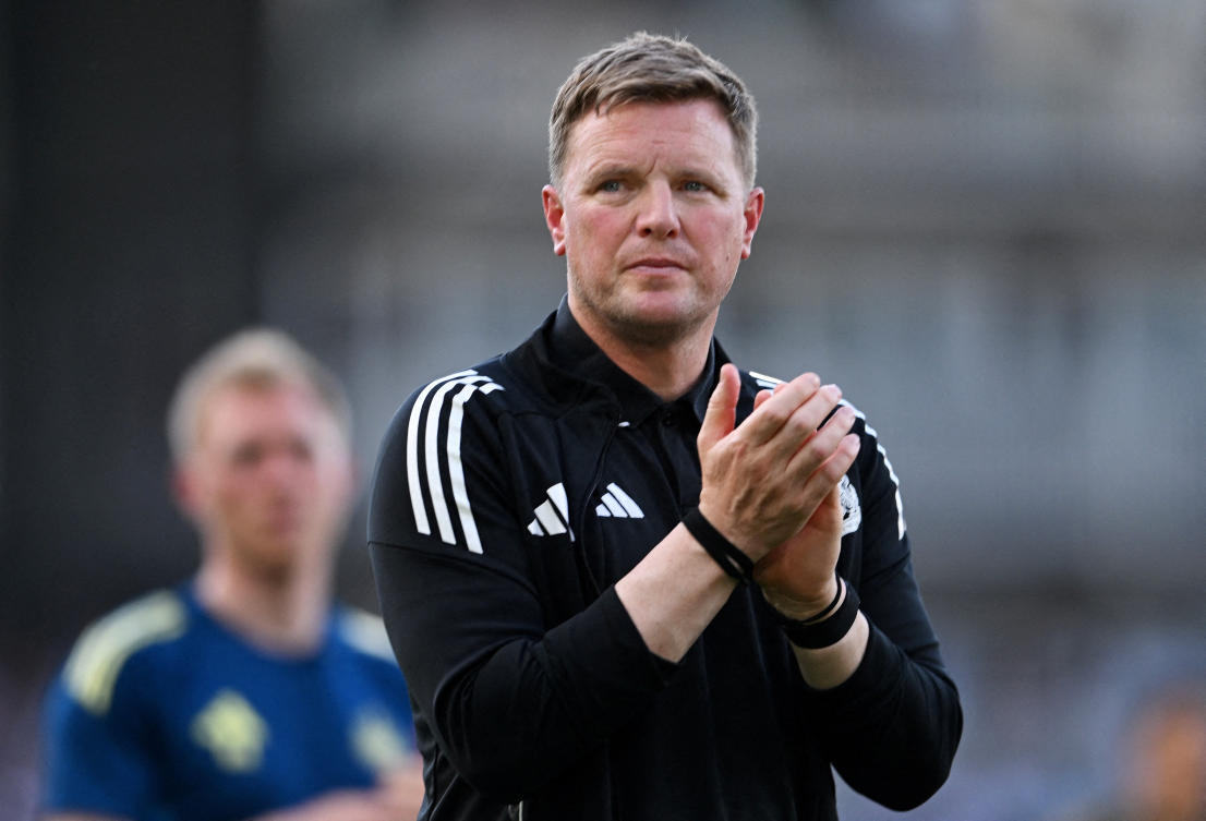 Newcastle United manager Eddie Howe led Newcastle to their first trophy in decades. (Reuters/File)