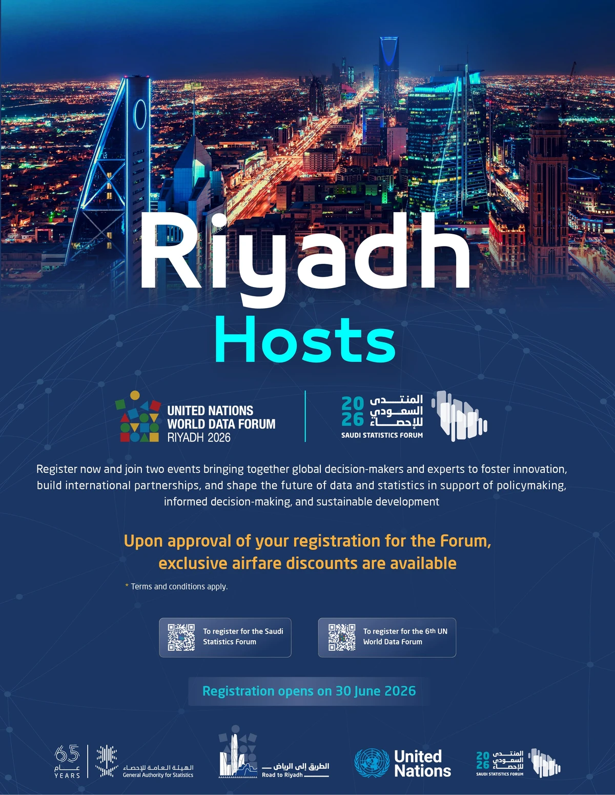 Statistics authority opens registration for 6th UN World Data Forum