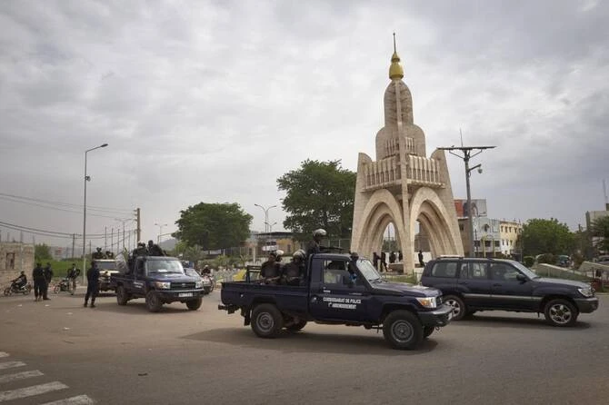 Tuareg separatists and their militant allies attacked a convoy of Russian mercenaries and Malian soldiers Thursday morning, as they traveled to assist cohorts holed up at a northern military camp in the town of Anefis. (AFP/File)
