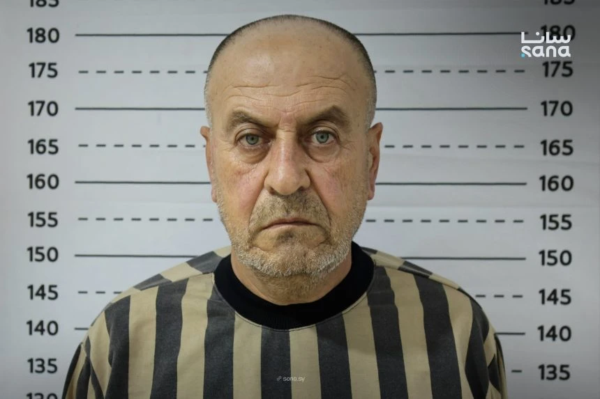 Ahmad Habib Ali, a former colonel in the Bashar Assad regime, was arrested in the coastal province of Latakia. (SANA)