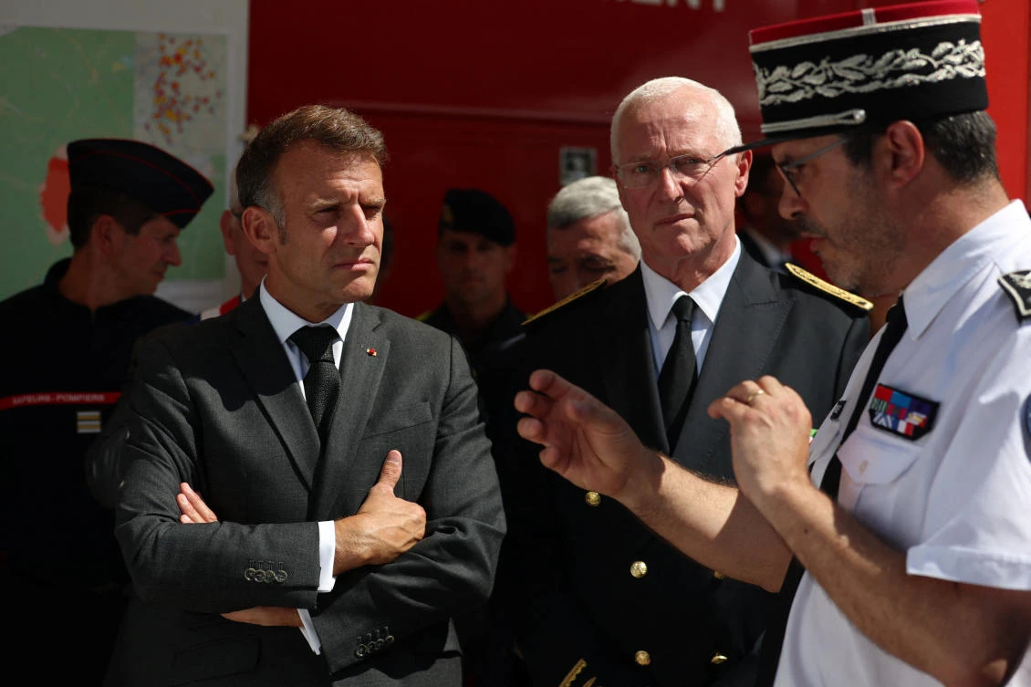 France’s Macron pledges to replant Fontainebleau forest after devastating fire