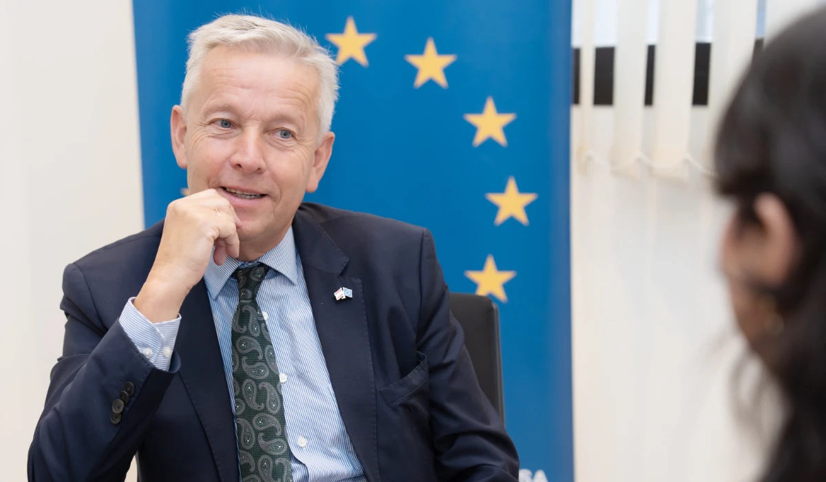 European Parliament delegation chair, Reinhold Lopatka said their priority is to strengthen security cooperation and diplomacy to support deescalation. (AN Photo by Huda Bashatah)