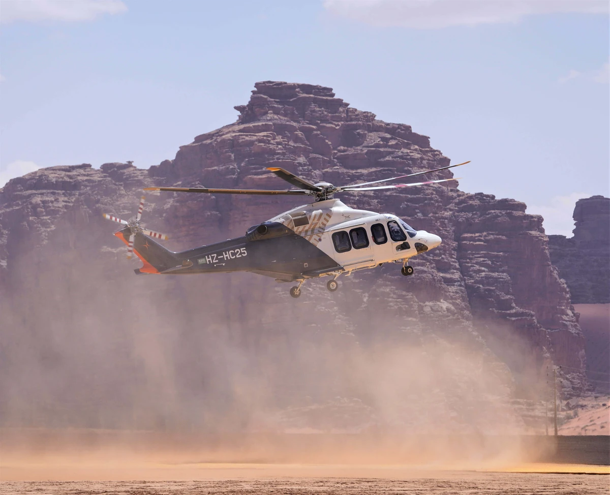 PIF-backed The Helicopter Co. orders 11 Leonardo AW139 aircraft
