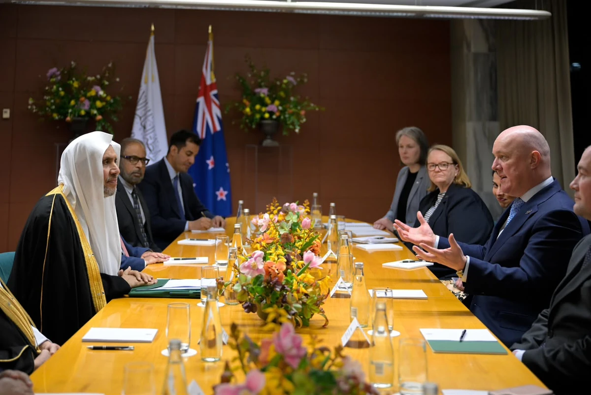 New Zealand’s governor-general receives secretary-general of Muslim World League