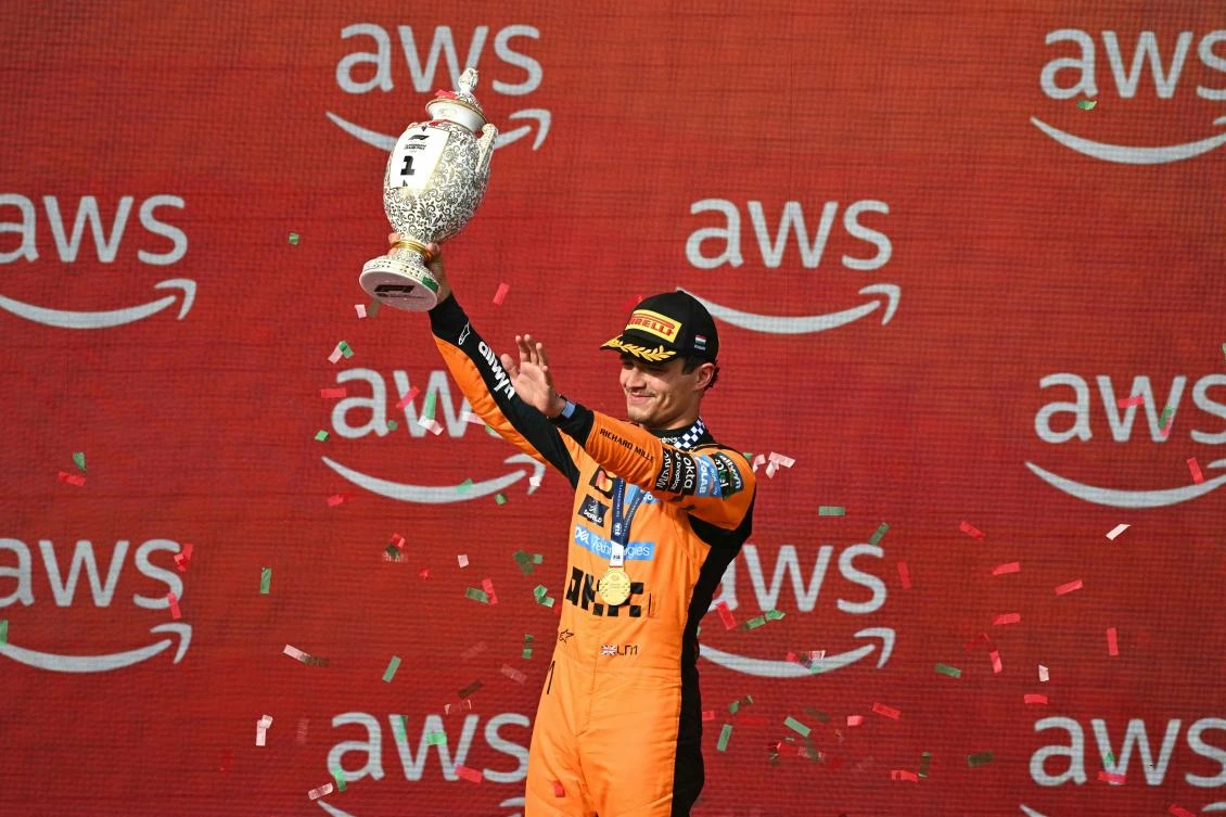 Lando Norris grabs first race win of season in Hungary, Max Verstappen second