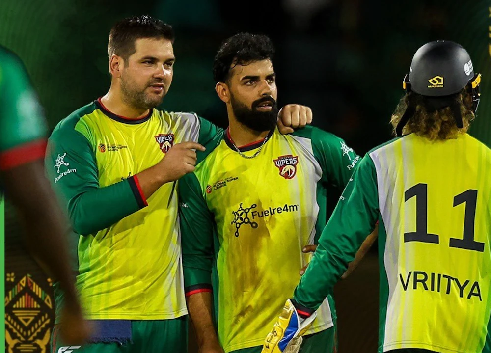 Dubai’s Desert Vipers suffer second straight Global Super League defeat despite posting massive total
