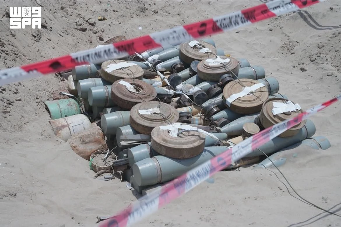 Saudi project clears 1,367 explosive devices in Yemen