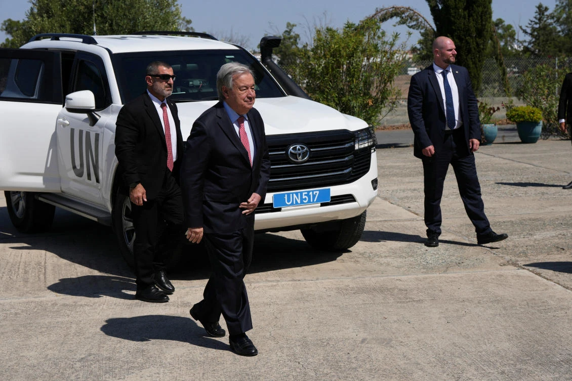 UN chief meets rival Cyprus leaders, mulls prospects for talks