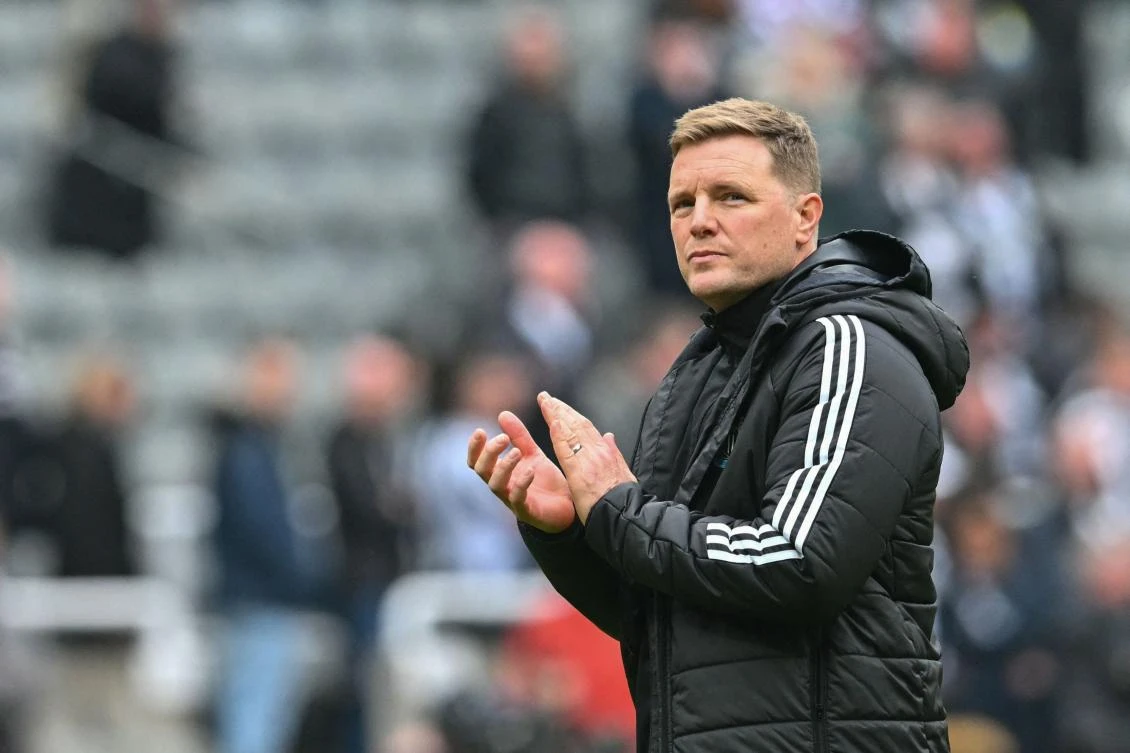 Eddie Howe came under pressure last season as the Magpies finished 12th in the Premier League, with 17 defeats in their 38 games. (AFP)