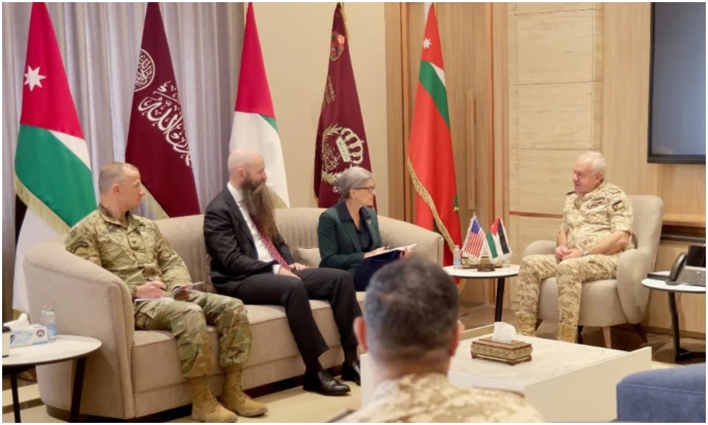 US Ambassador Jim Holtsnider, the defense attache in Amman and several senior JAF officers attended the meeting. (JNA)