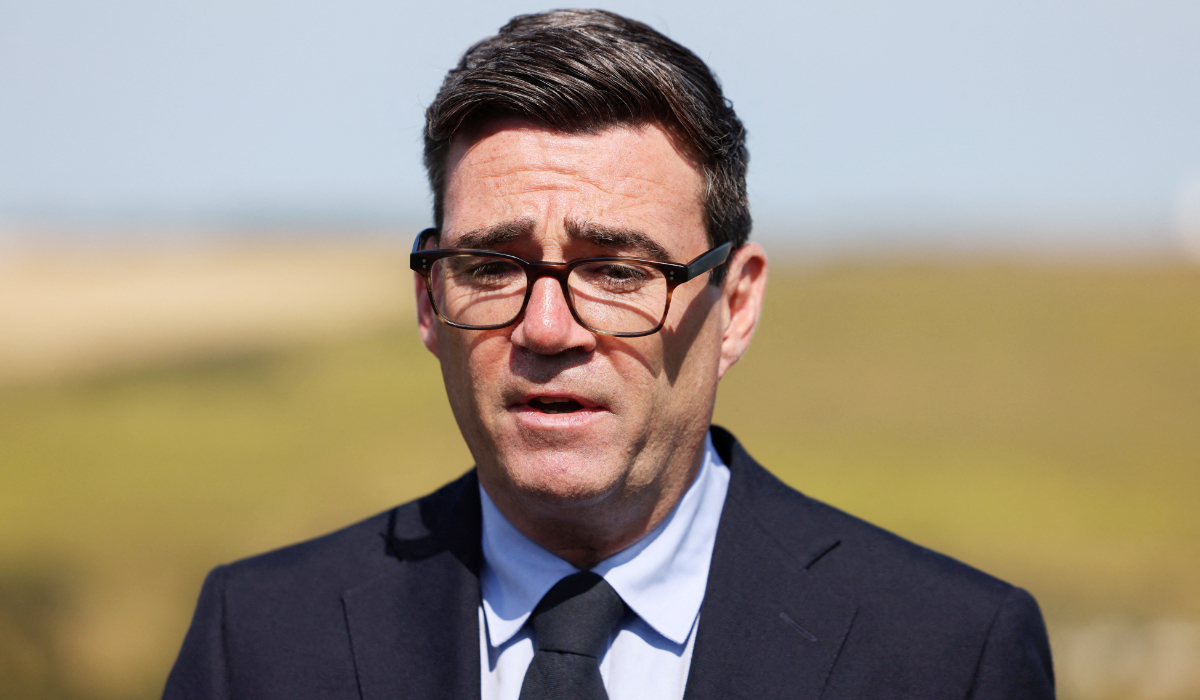 Britain's Prime Minister Andy Burnham speaks to the press in Dover, Britain, August 2, 2026. (REUTERS)
