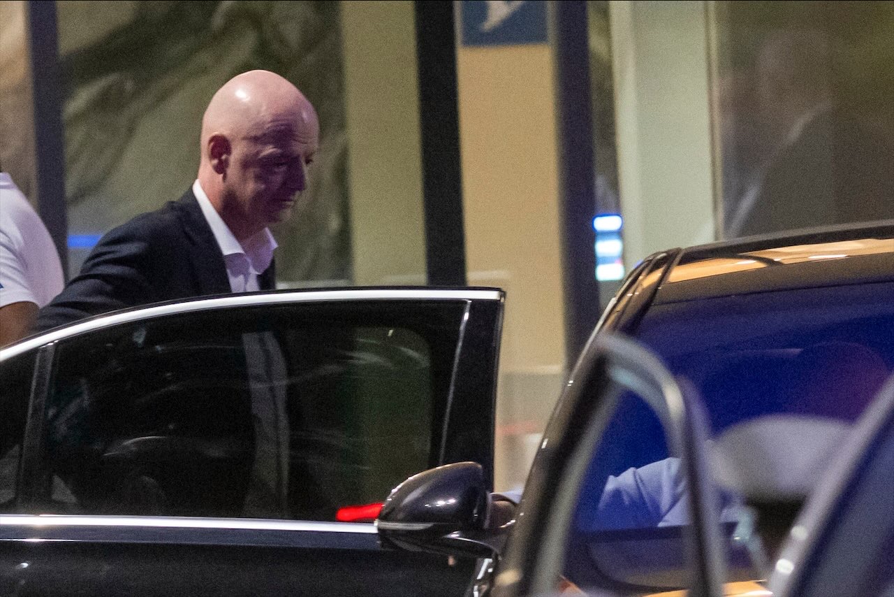 Infantino has come under increasing pressure, even from within his organization, over his handling of the proposal, and calls for him to step down had grown since he abandoned it last Saturday. (AP)