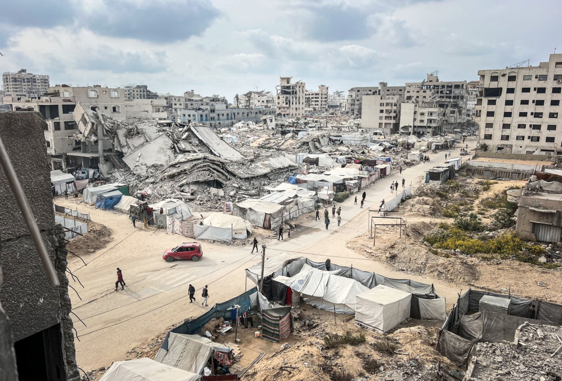 Israel controls more than 60 percent of Gaza, including territory behind the so-called Yellow Line and additional restricted zones. (File/AFP)