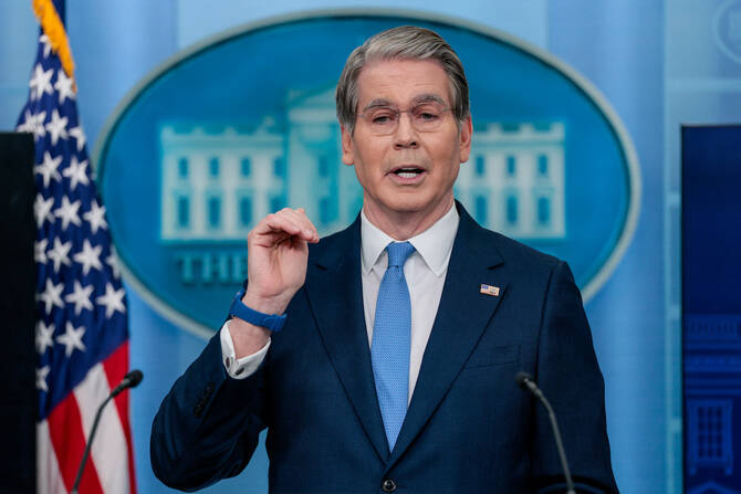 US Treasury Secretary Scott Bessent said Iran's attempts to evade sanctions showed that the "Economic Fury" campaign was working. (Reuters/File)