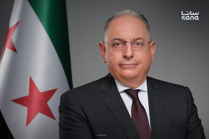 Syrian Finance Minister Mohammed Yisr Barnieh. (SANA photo)