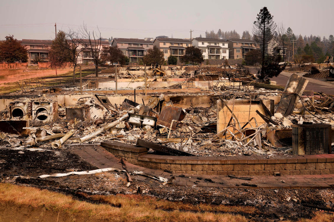 More than 900 homes destroyed or badly damaged by flames. (REUTERS)
