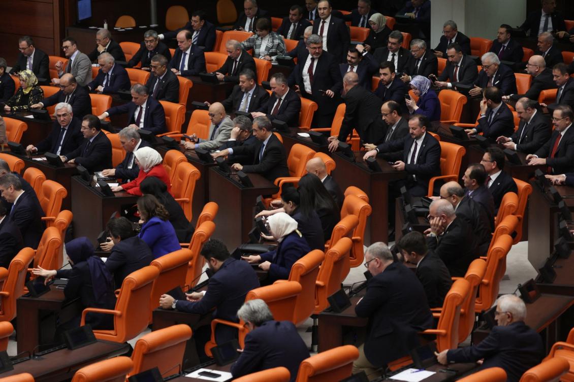 The Turkish Parliament members. (File/AFP)