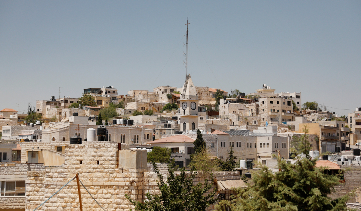 Taybeh, a Palestinian Christian village in the Israeli-Occupied West Bank, August 10, 2026. (REUTERS)