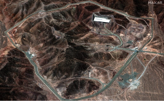In June last year, Israel launched a war against its arch-foe Iran with the stated goal of degrading its nuclear and ballistic missile programs, including Fordow nuclear site. (File/AFP)