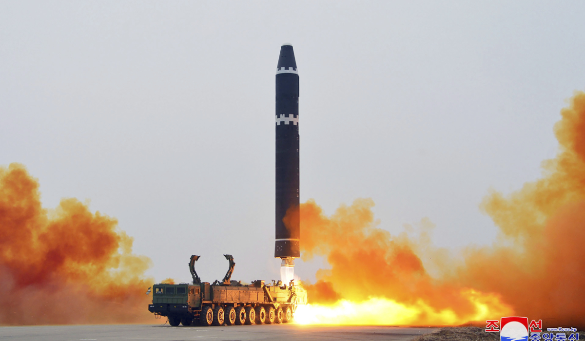 North Korea launches a ballistic missile toward the sea, South Korea says