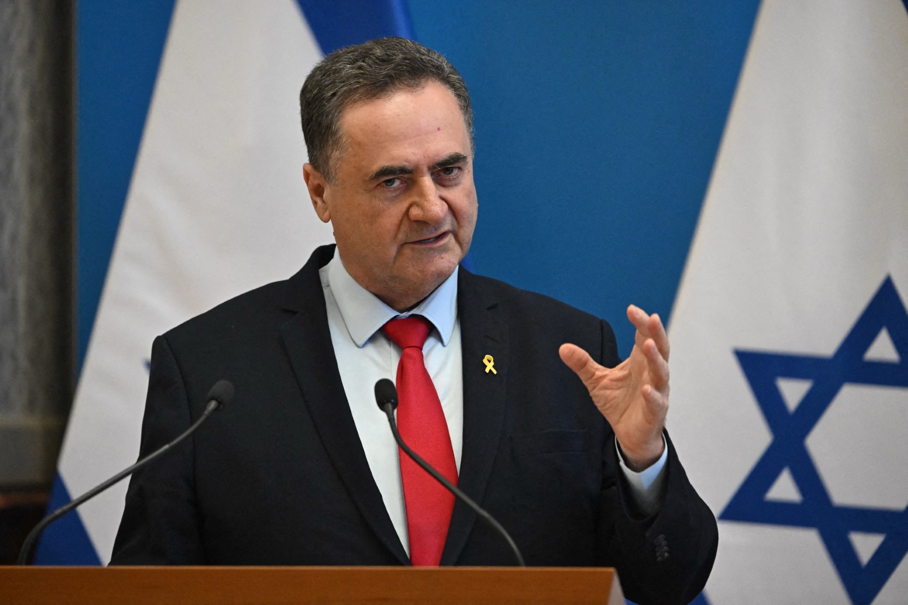 Israeli defense minister’s comments come ahead of planned US-brokered Israel-Lebanon talks in Rome. (AFP file)