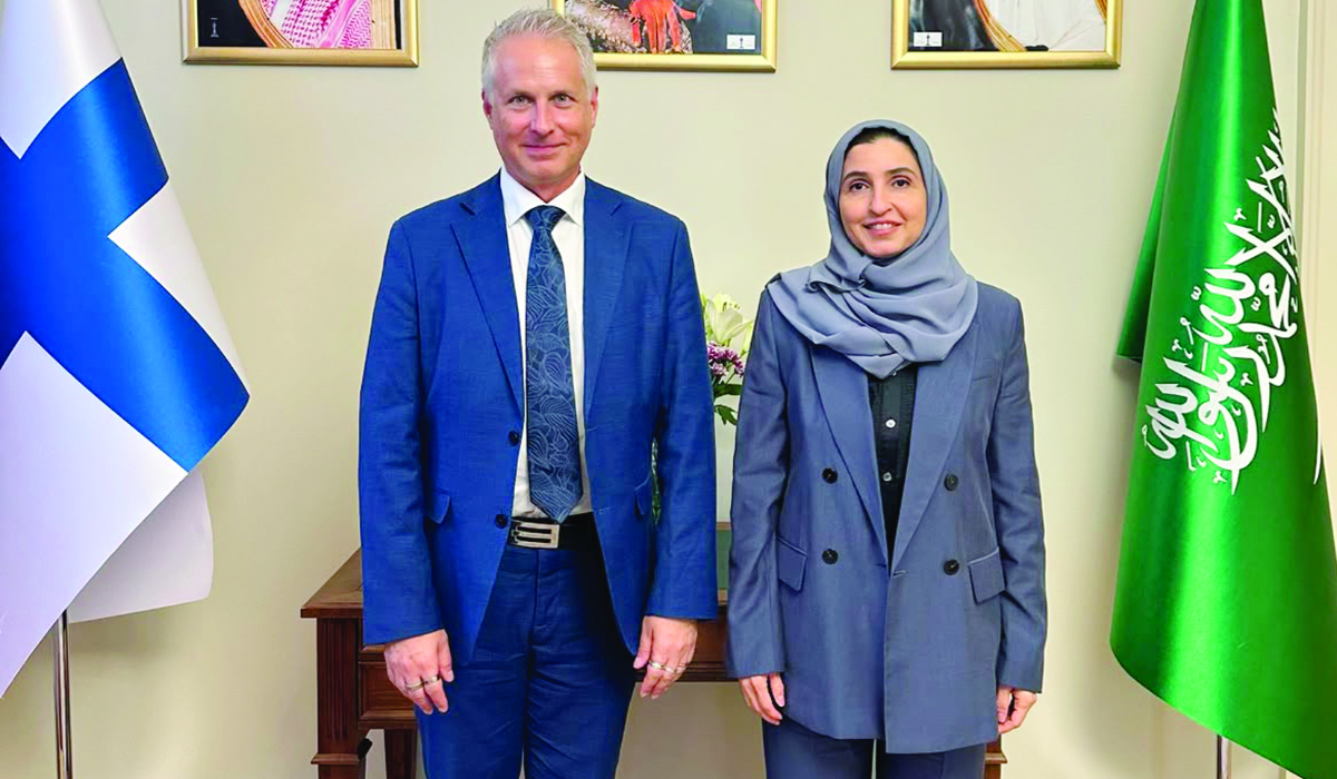 Saudi envoy receives newly appointed Finnish ambassador to Kingdom