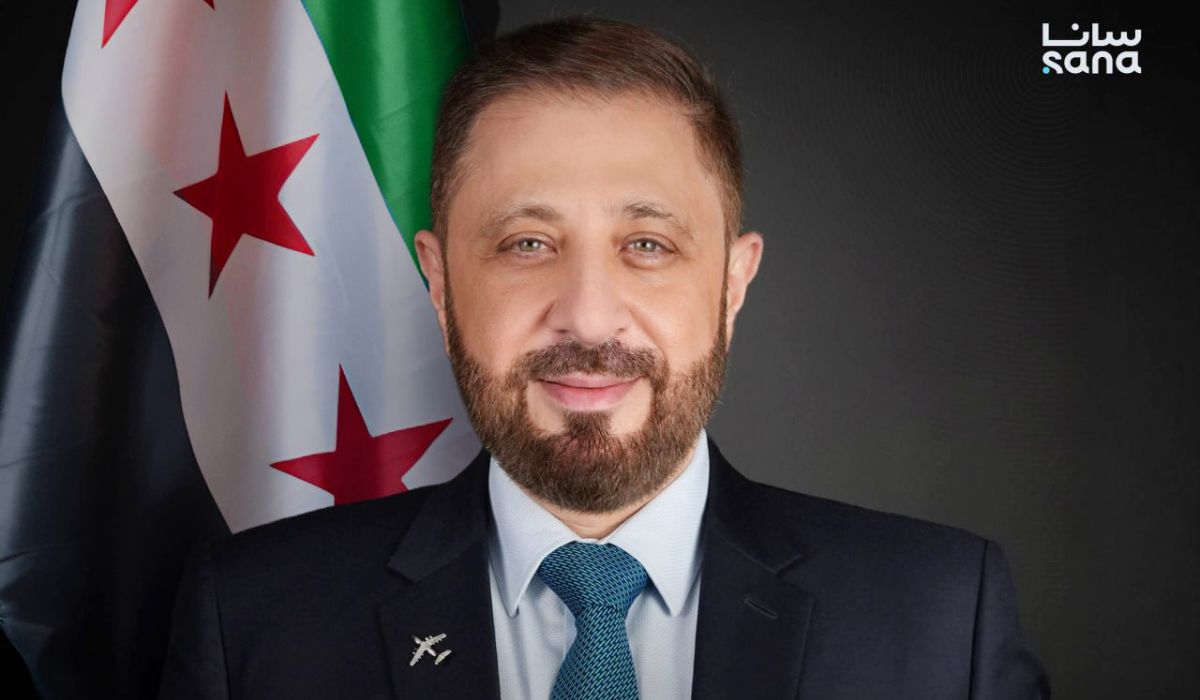 Omar Hosari, head of the General Authority for Civil Aviation and Air Transport. (SANA)