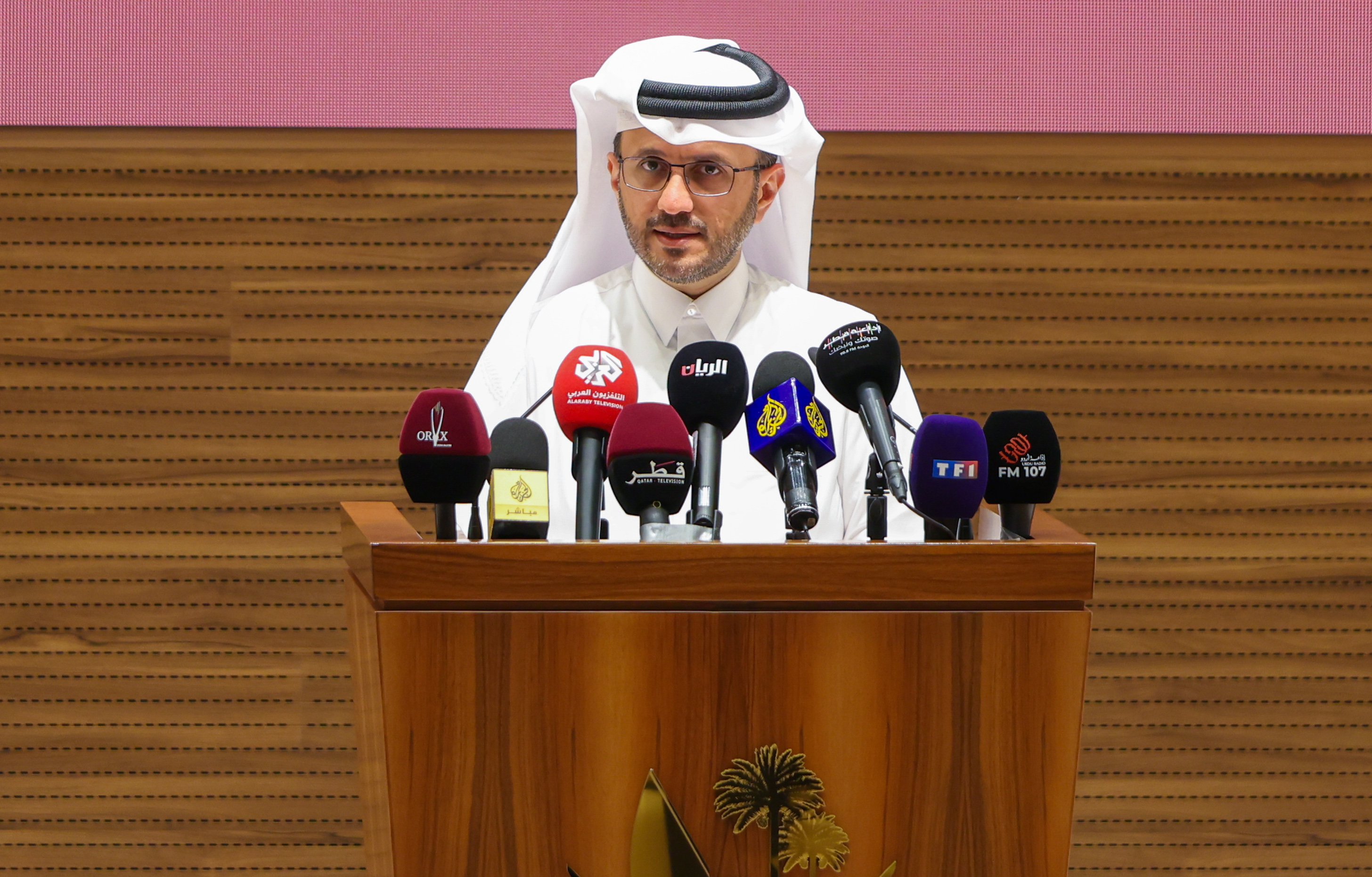 Qatar foreign ministry spokesman Majed Al-Ansari said his country carried out its duties to the fullest in searching for downed Iranian pilots. (Ministry of Foreign Affairs X account)