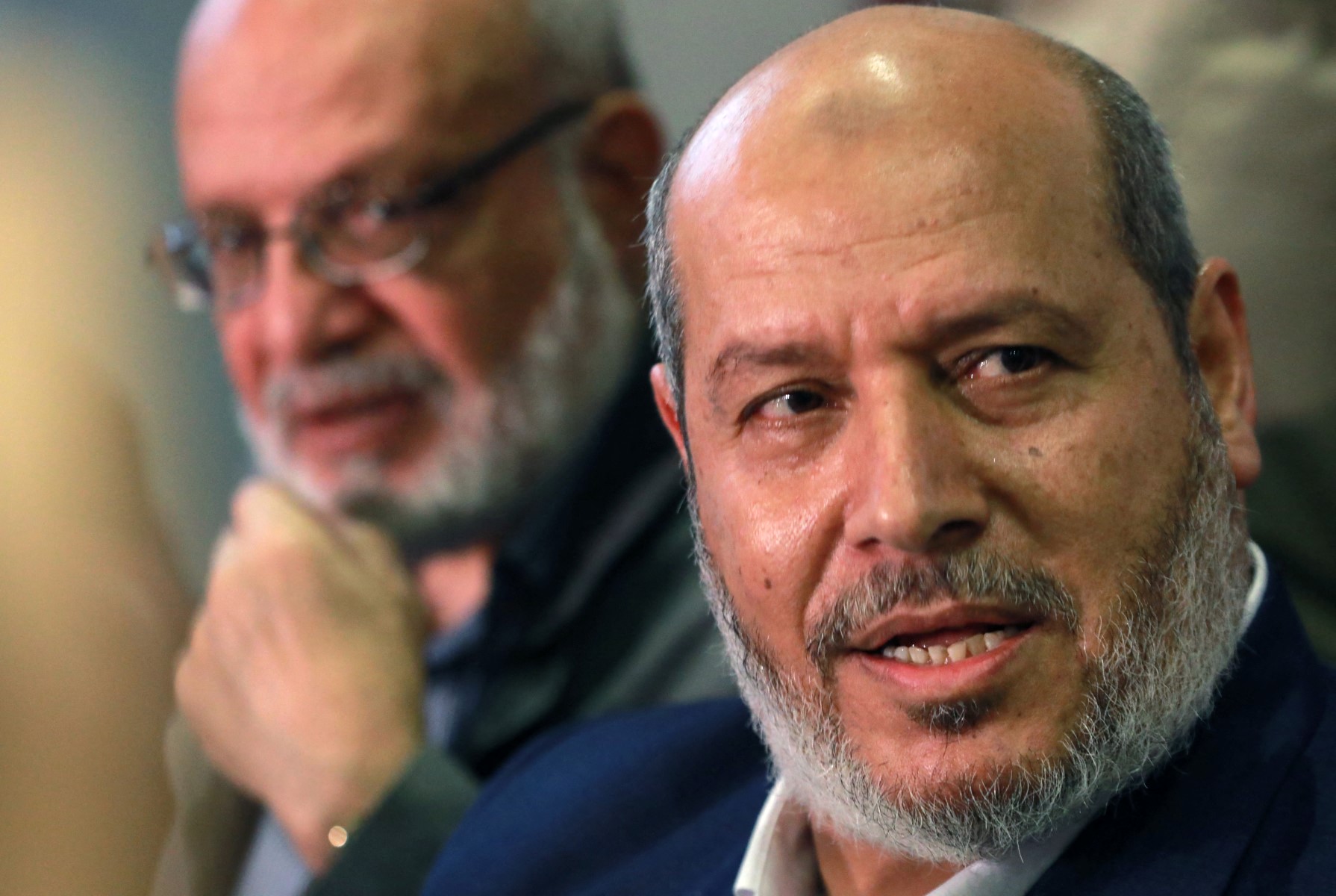 Khalil al-Hayya will be visiting Egypt for the first time since assuming leadership of Hamas in late July. (File/AFP)