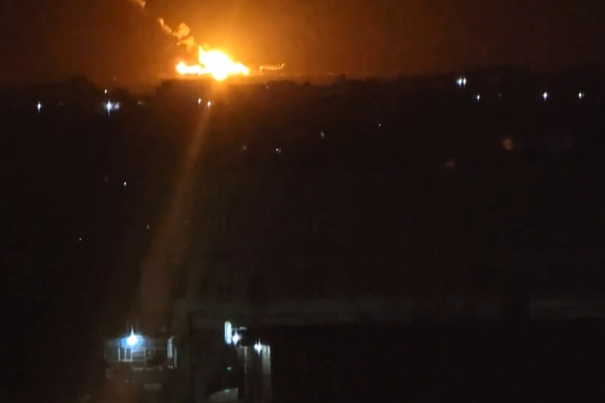 “The operations focused on military targets, sources of fire, and capabilities used in carrying out hostile acts along the contact lines,” Al-Nazili added. (AFP)