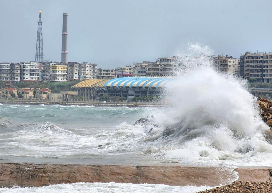 Above, the Syrian port city of Banias on March 29, 2023. (SANA via Reuters file photo)