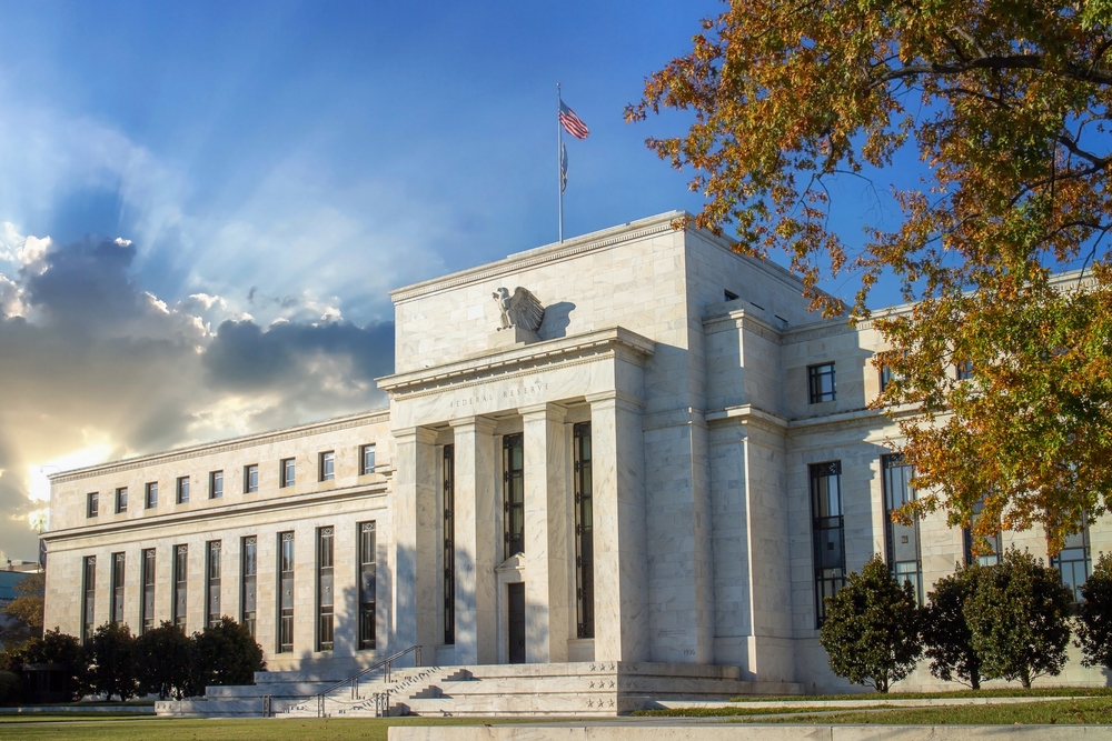 Federal reserve building in Washington D.C. Shutterstock