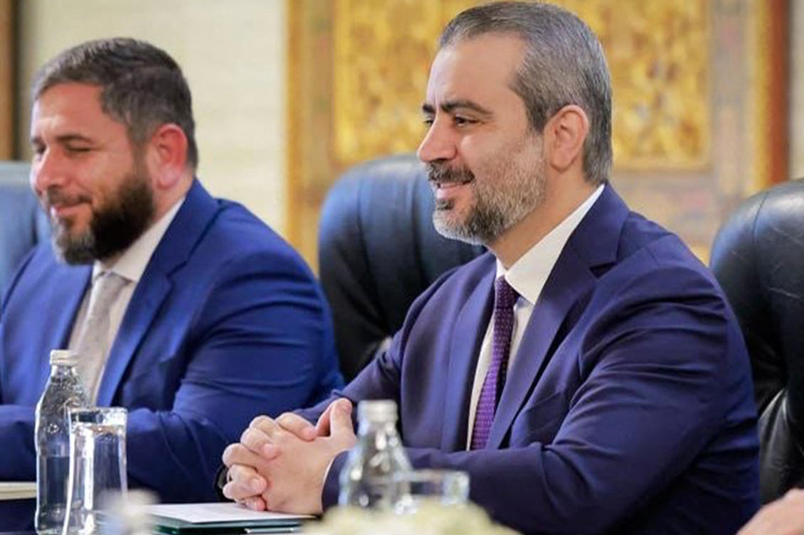 Syria's interim foreign minister Asaad Shaibani is expected to meet with Pakistani Prime Minister Shehbaz Sharif as well as Pakistan’s ministers of defense and commerce. (File/AFP)