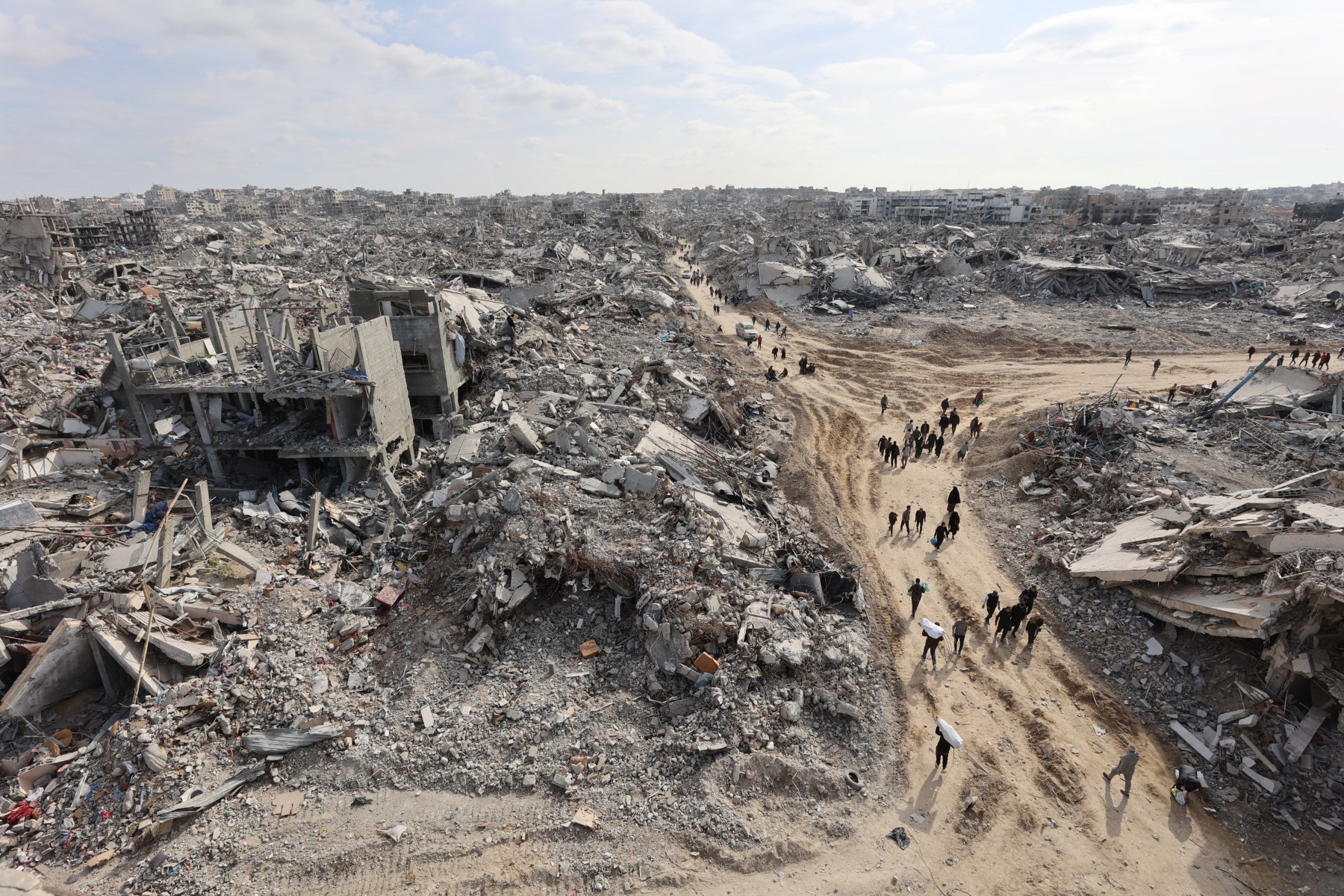 More than 1,200 Palestinians and four Israeli soldiers have been killed in Gaza since a ceasefire was reached in October, according to Gazan health officials and the Israeli military. (File/AFP)
