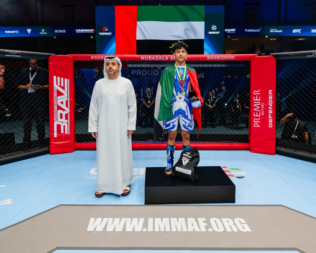 Rakan Alyammahi strikes gold as UAE takes IMMAF Youth World Championships medal tally to 17