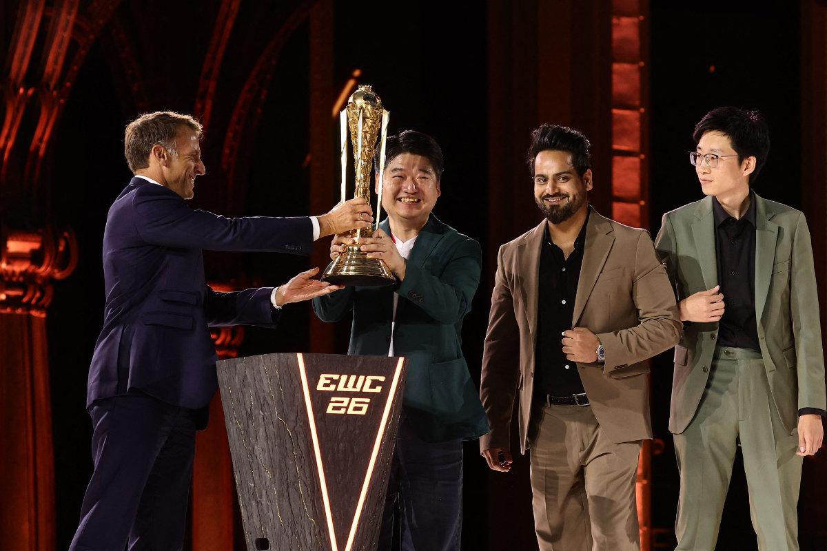 Macron awards Esports World Cup trophy in finale attended by Saudi crown prince