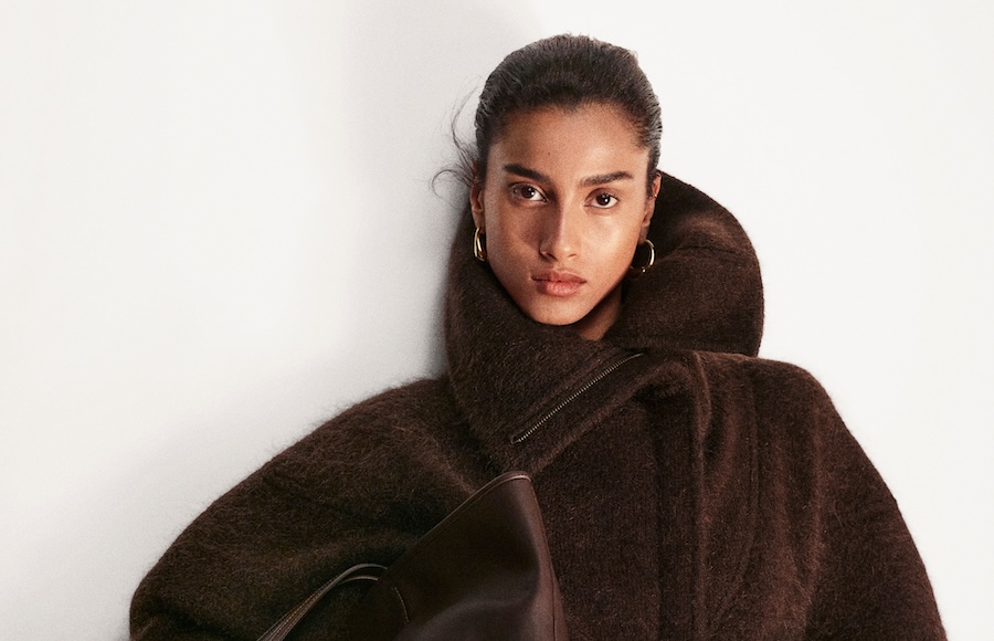 Dutch Moroccan Egyptian model Imaan Hammam is the face of Sezane’s latest autumn campaign. (Supplied)