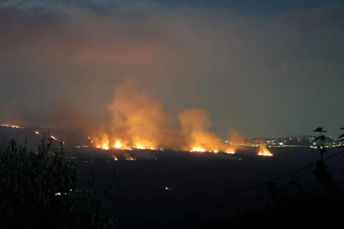 Lebanon accuses Israel of burning forest, farmland in south