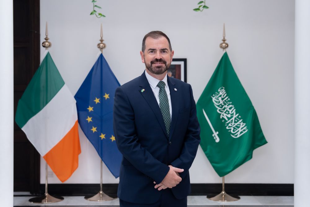 Irish Ambassador Micheal Smith. (AN Photo/Huda Bashatah)