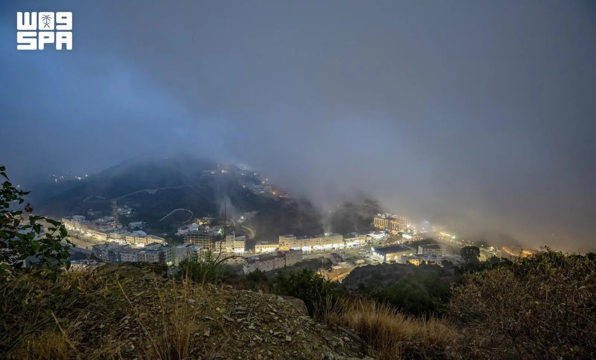 Al-Baha in southwest Saudi Arabia is one of the regions that continues to be blessed with rainfall most of the year. (SPA photo)
